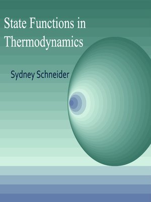 cover image of State Functions in Thermodynamics